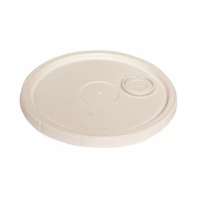 Plastic Pail Lid, White, For 34A231, 34A232 Plastic Pail Lid Grainger Approved 34A245