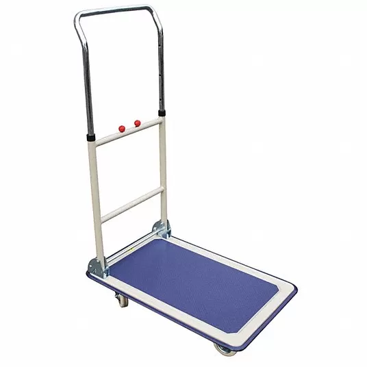 Steel Deck Platform Truck, 29-3/8 in x 19 in x 5-5/8 in, 440 lb Load Capacity Platform Truck Grainger Approved 33H178