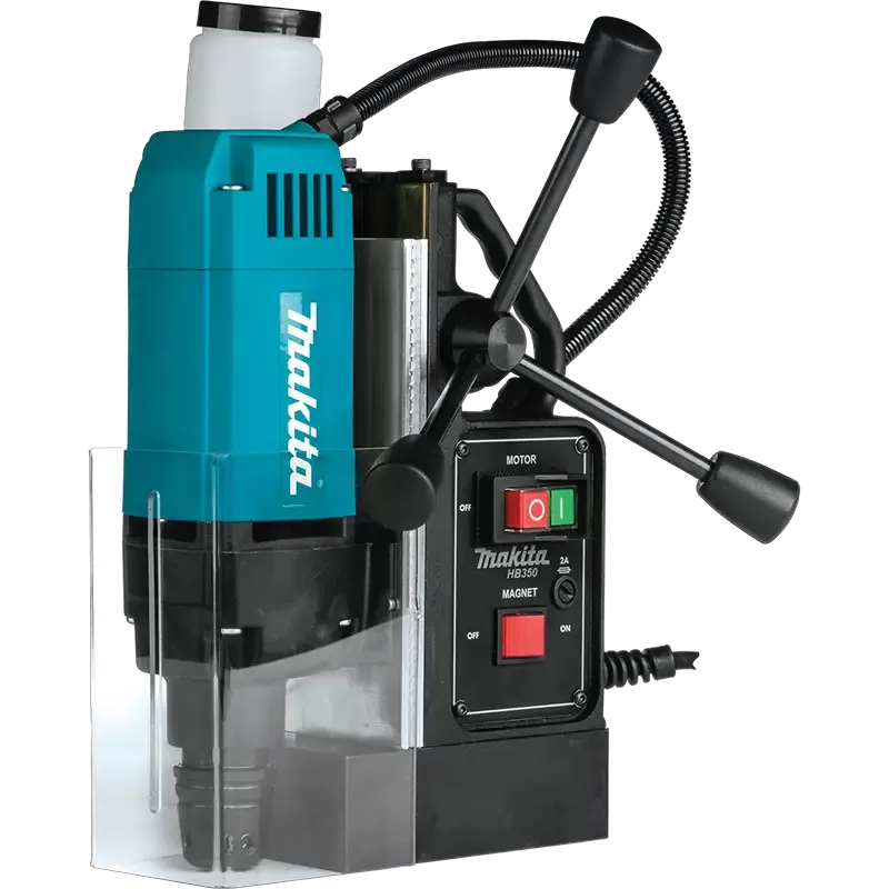 Magnetic Drill, Max. Drilling Capacity 35mm, Power 1050W, 850rpm, 11.6kg Magnetic Drill Makita HB350