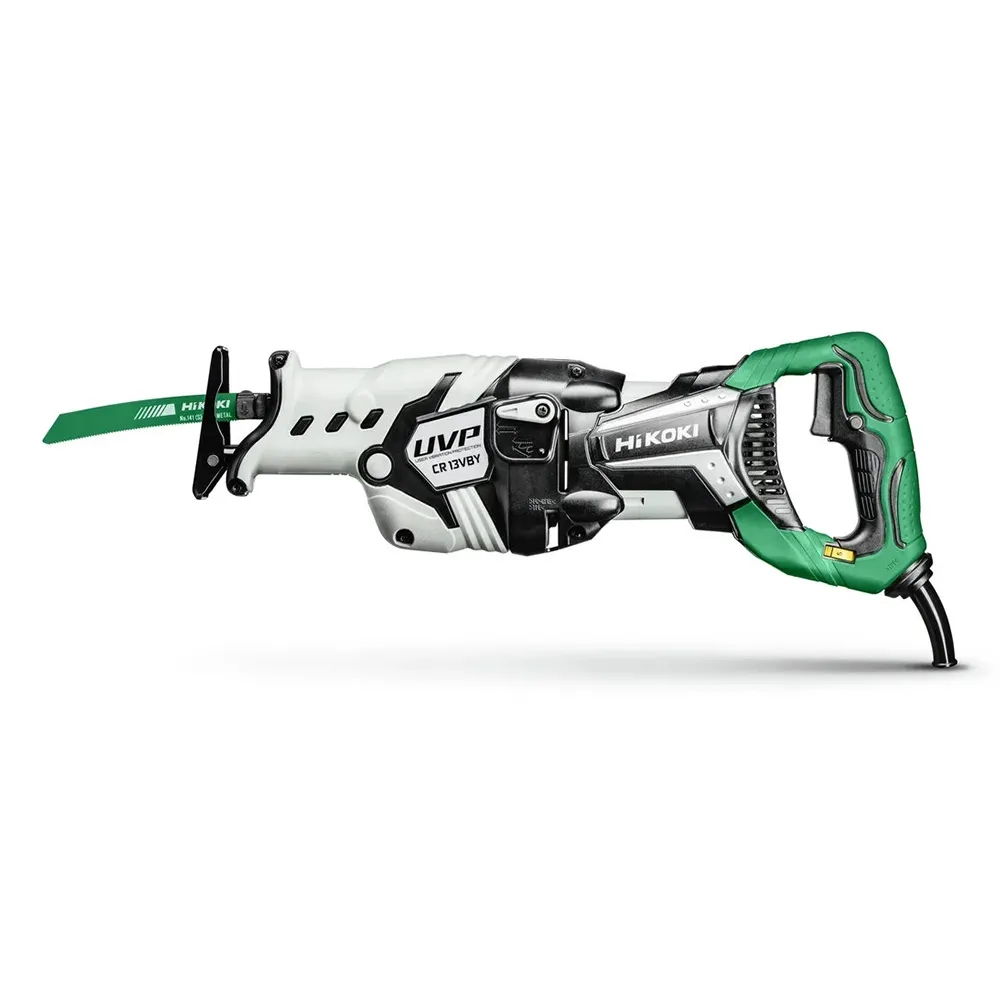 Reciprocating Saw 1150W, 300 mm Wood Capacity, 3000 RPM, 32 mm Stroke, 4.6 kg Reciprocating Saw Hikoki CR13VBYWSZ 