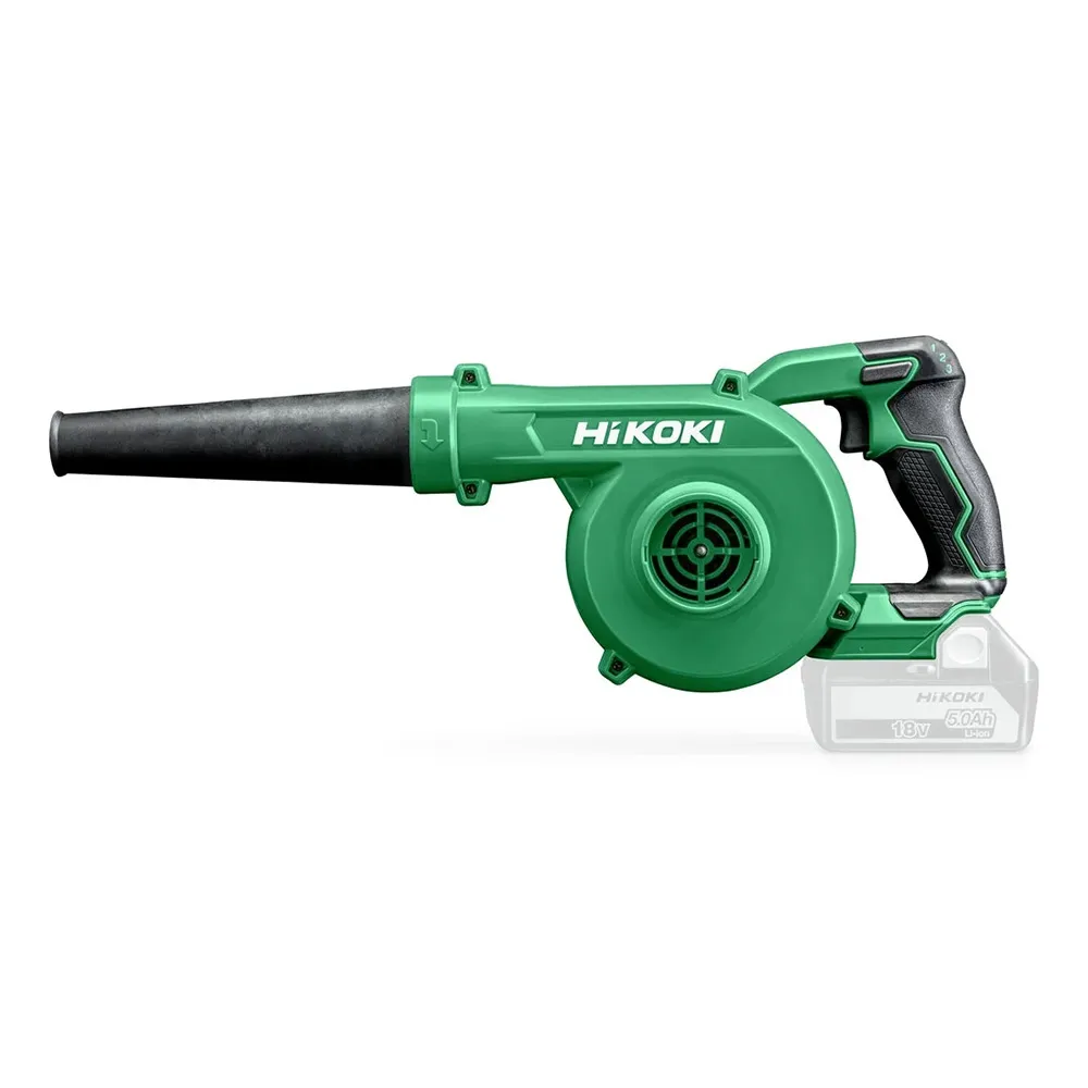 Cordless Blower 18V, Variable Trigger Control, 2 in 1 Blower & Vacuum, 1.10 kg Cordless Blower Hikoki RB18DCW4Z 