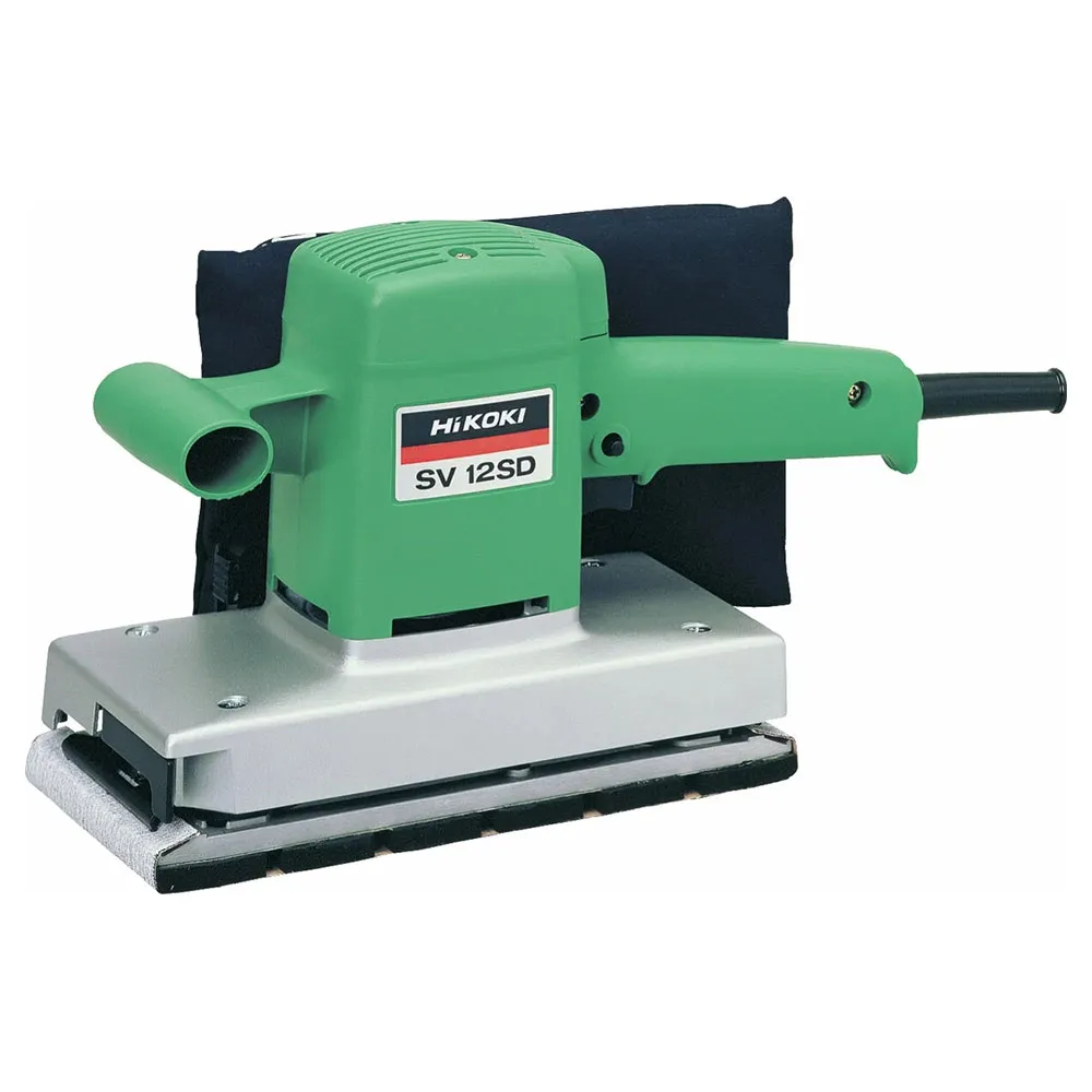 Orbital Sander 300W, 114 × 228 mm Pad, 10,000 RPM, Dust Extraction, 2.90 kg Orbital Sander Hikoki SV12SDUBZ