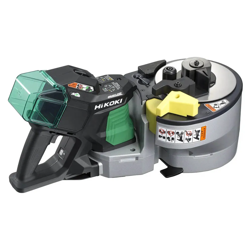 Cordless Rebar Cutter/Bender 36V, 8–16 mm Capacity, 2.6 s Cutting, 3.8 s Bending, 18.6 kg Cordless Rebar Cutter/Bender Hikoki VB3616DAWGZ 