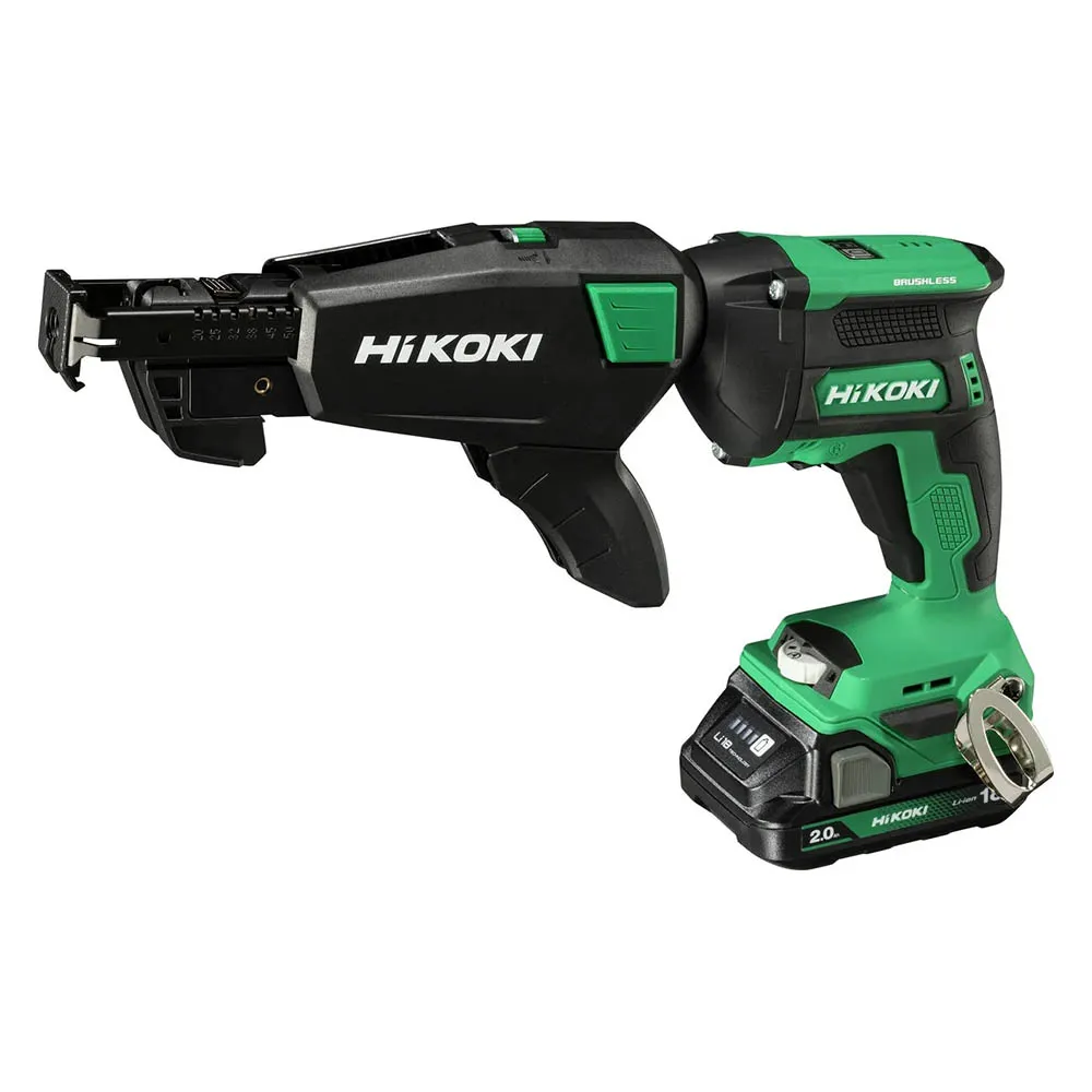 Cordless Drywall Screwdriver, 18V, 0–5000 RPM, Brushless Motor, Auto Start, 1.38 kg Cordless Drywall Screwdriver Hikoki W18DAWBZ 