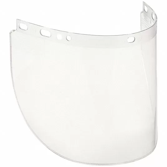 Face shield Visor, Clear, Polycarbonate, 8 in Visor Ht, 16.5 in Visor Wd Face shield Visor Honeywell BD-4178CLBP