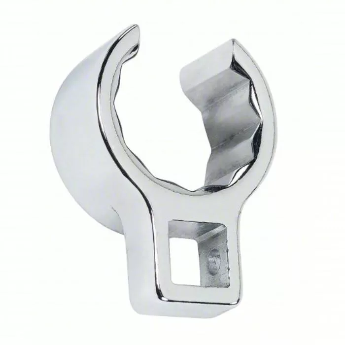 Crowfoot Socket Wrench, 1/2 inch Drive Size, 1 5/16 inch Head Size, 12 Points, Alloy Steel, Chrome Finish Crowfoot Socket Wrench Proto J5342FL