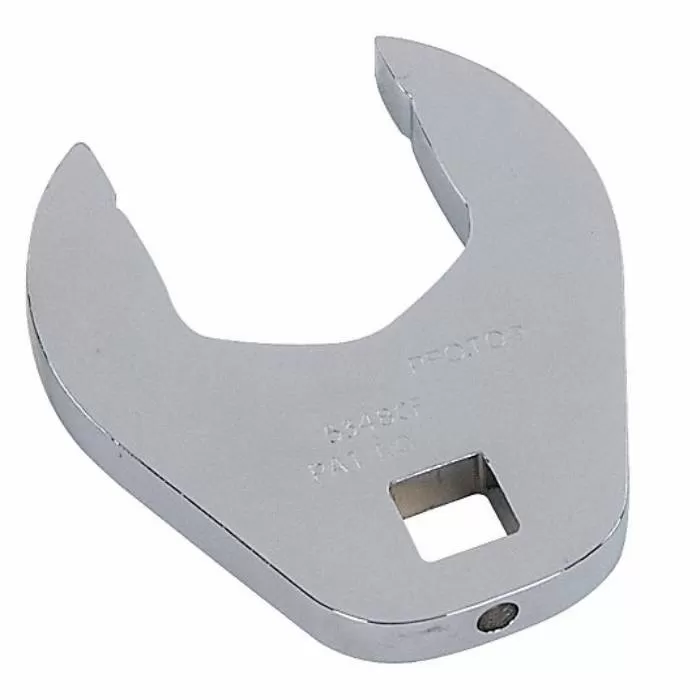 Crowfoot Socket Wrench, 1/2 inch Drive Size, 1 9/16 inch Head Size, Alloy Steel, Chrome Finish, SAE Crowfoot Socket Wrench Proto J5350CF