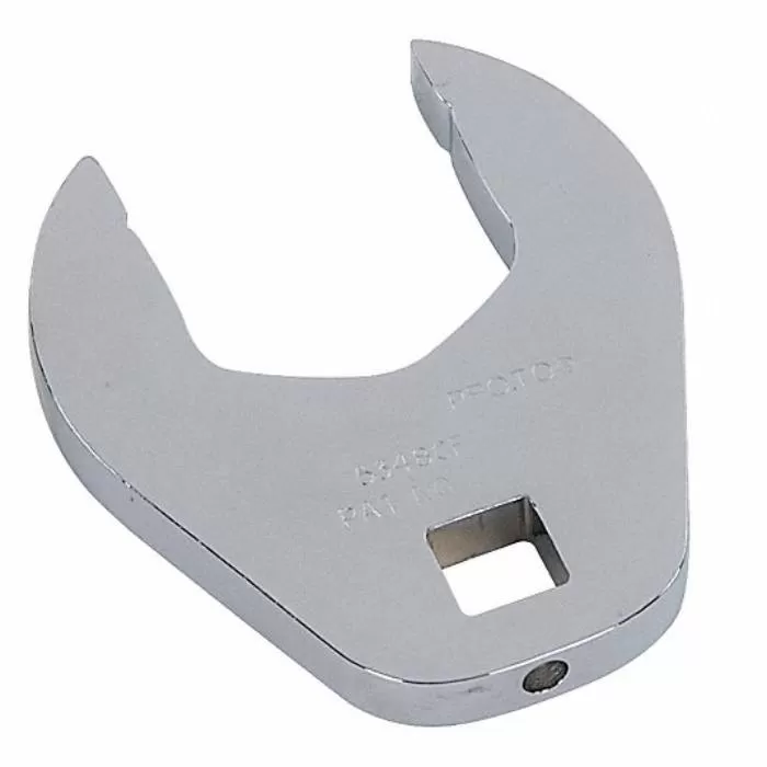 Crowfoot Socket Wrench, 1/2 inch Drive Size, 1 11/16 inch Head Size, Alloy Steel, Chrome Finish, SAE Crowfoot Socket Wrench Proto J5354CF