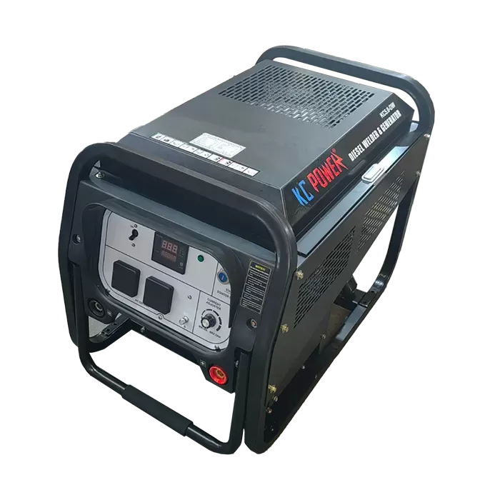 Portable Welding Diesel Generator, Engine 474CC, 180 Amp, 7.5 kVA, Fuel Tank 12.5 Liter, 126 Kg Welding Diesel Generator Kc Power KC5.O-DW