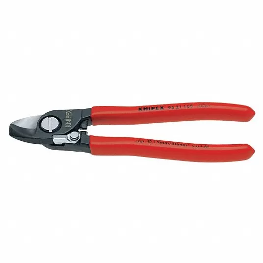 Cable Cutter,6 1/2 in Cable Cutter Knipex 9521165