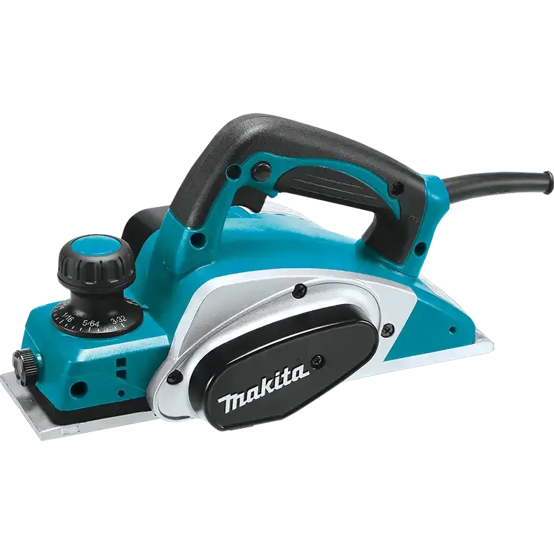 Wood Planer, Planing Width 82mm, Planing Depth 2.5mm, 620W, 17000rpm, 2.6kg Wood Planer Makita KP0800XK