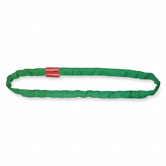 Round Sling, 6 ft Endless - Type 5 , 7/8 in Diameter, Color Green, Polyester Round Sling Lift-All EN60X6