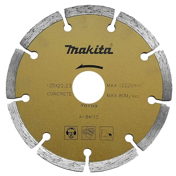 Accessories, Diamond Wheels for Cutter - Segmented 125mm Accessories Makita A-84115