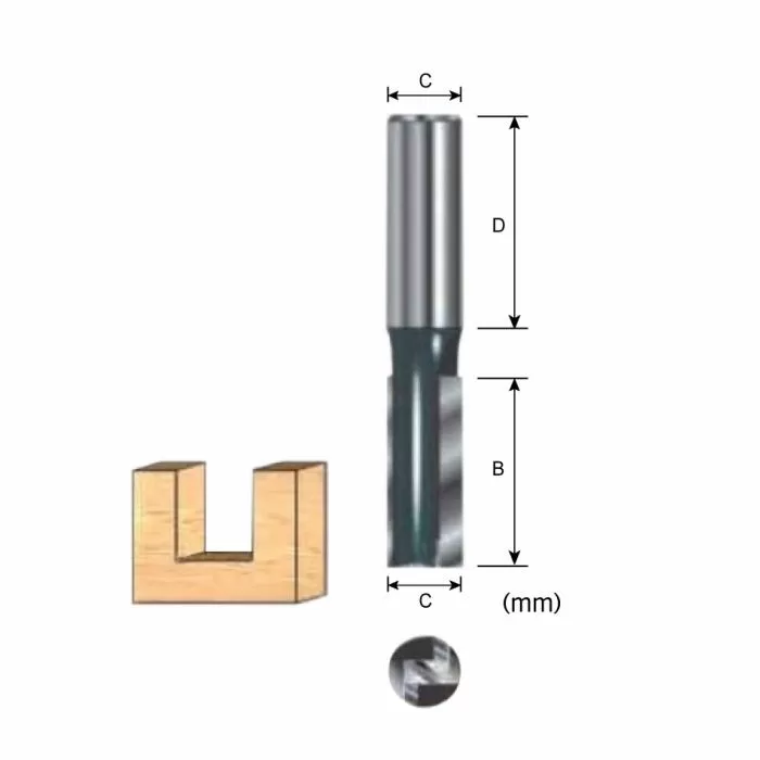 Accessories, Router Bits - Straight Bit (10mm) Accessories Makita D-13421