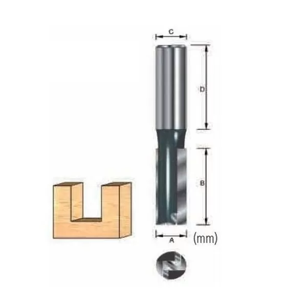 Accessories, Router Bits - Straight Bit (12mm) Accessories Makita D-13437