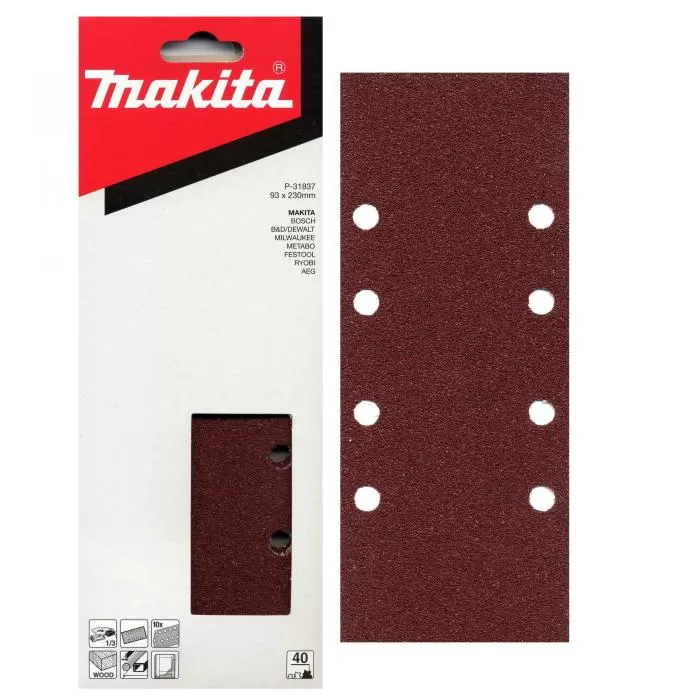 Accessories, Abrasive Paper - Pre Punched Accessories Makita P-36027