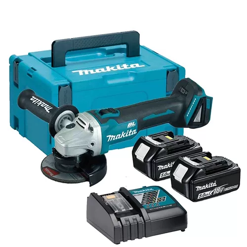 Cordless Angle Grinder, 18V Lithium-Ion , 115mm, 4 1/2 Cordless Angle Grinder Makita DGA454RTJ