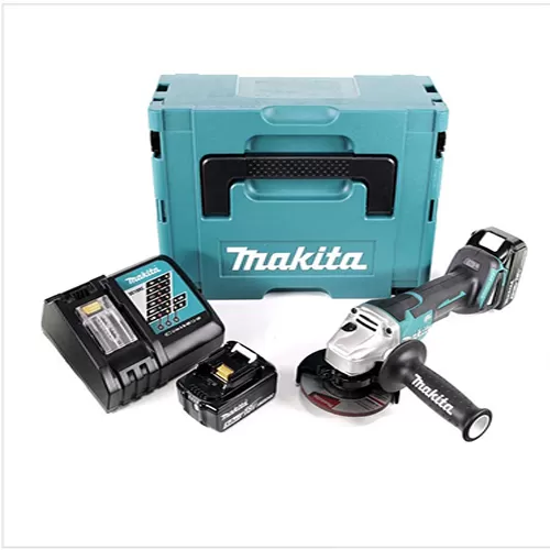 Cordless Angle Grinder, Brushless Motor, 4.5″(115mm), 18V, 8500rpm, 2.5kg Cordless Angle Grinder Makita DGA455RTJ