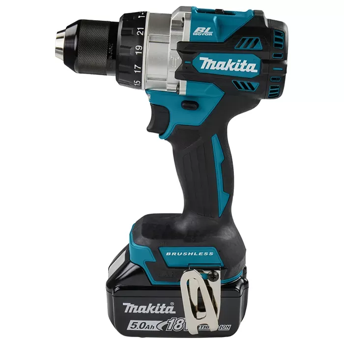 Cordless Hammer Driver Drill, For Steel / Wood, 13 mm, 18 V, 0 ~ 2,100 rpm, 2.7 kg Cordless Hammer Driver Dril Makita DHP486RTJ