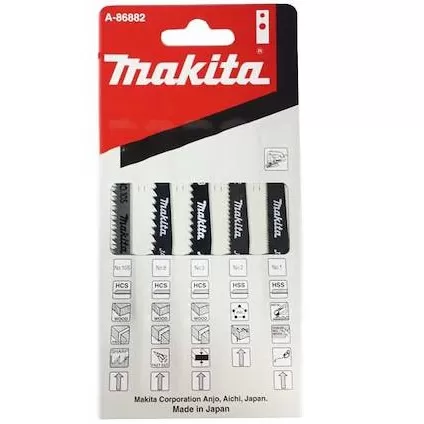 JIG SAW BLADE SET Makita Accessories Makita A-86882