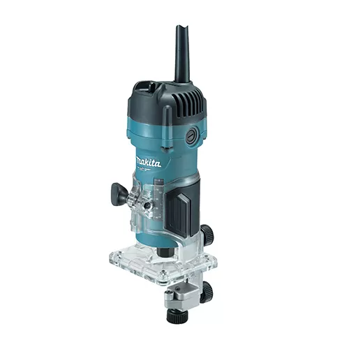 Wood Trimmer, Collect Size 6mm (1/4Inch), 530W, 35000rpm, 1.4kg Trimmer Makita M3700B