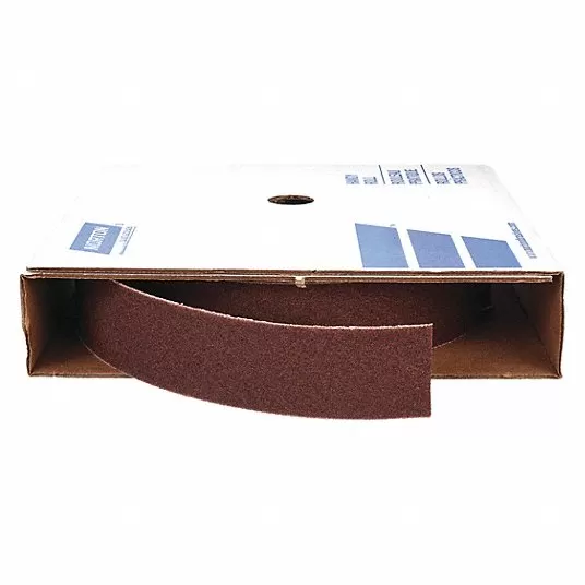 Coarse Aluminum Oxide Abrasive Roll, 150 ft L X 2 in W, 50 Grit Abrasive Roll Norton 66261127732