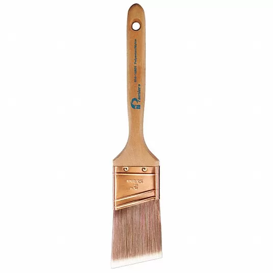 Paint Brush, Brush Style Angle Sash, Brush Size 1-1/2 inch, Bristle Length 2 1/4 inch Paint Brush Premier BM16910