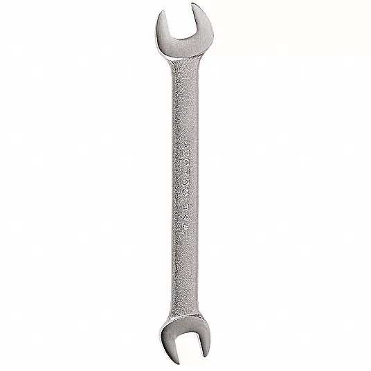 Open End Wrench, Head Size 12 mm, 13 mm, Overall Length 6 3/8 in, 15° 426F67 Open End Wrench Proto J31213