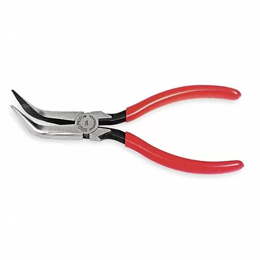 Needle Nose Pliers, 1 5/8 in, Bend plier. Pliers Proto 3R209