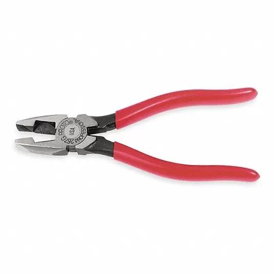 Linemans Plier, 7-1/4" L, Dipped Pliers Proto 3R252