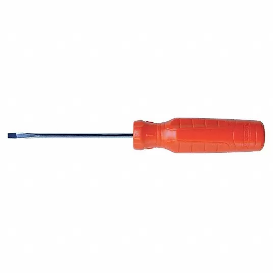 Alloy Steel General Purpose Cabinet Slotted Screwdriver with 6 in Shank and 1/8 in Slotted Screwdriver Proto 13G284