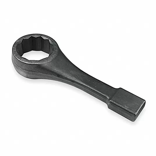Slugging Wrench, Head Size 90 mm, Overall Length 18 in, 45° 1APW5 Slugging Wrench Proto JHD090M