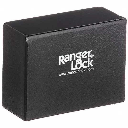 Padlock Guard with Lock, Hardened Steel, 3 in, 1 1/16 in, 4 in15X828 Padlock Guard Ranger Lock RGCJ-1L