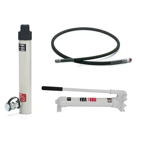 hydraulic hand pump, 25 ton  HYDRAULIC HAND PUMP Ram-Pac RC-25-SA-6, HP-50