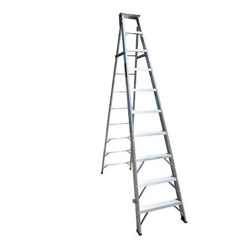 Aluminum Two-in-One Ladder Step 10 (3.0m to 5.6m) Ladder Reach TIO10