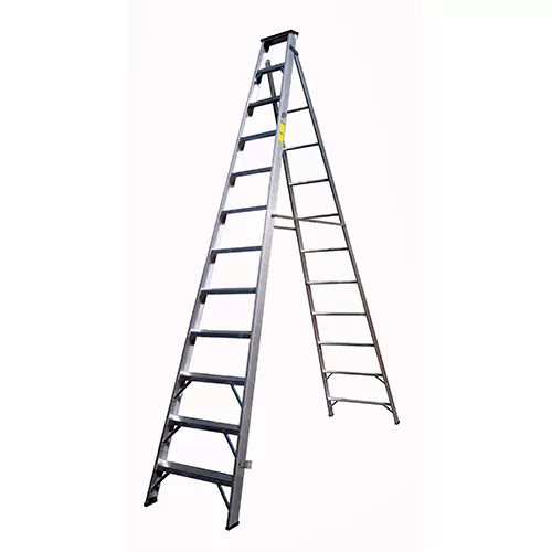 Aluminum Two-in-One Ladder Step 12 (3.6m) Ladder Reach TIO12