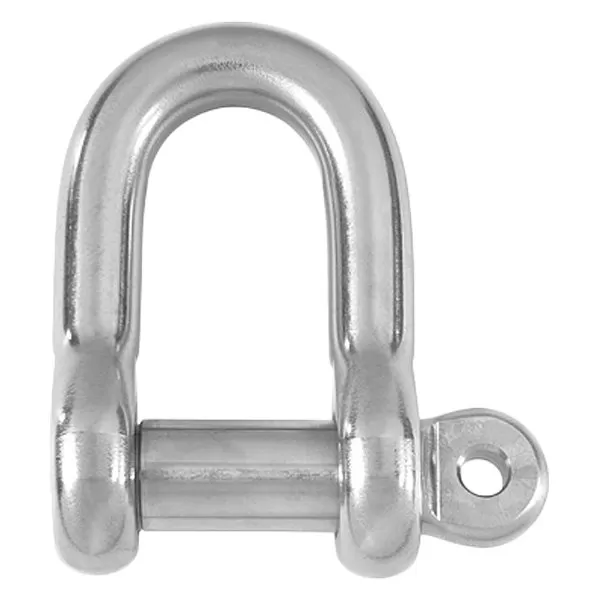 D Shackle, 316 Stainless Steel Body Material, 316 Stainless Steel Pin Material, 1 25/32 in Body Size D Shackle Ronstan RF1035