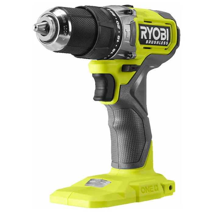 Cordless Hammer Drill, For Steel / Wood / Masonry, 13 mm, 18V, 1.8 kg Cordless Hammer Drill Ryobi RPD18BL1-0