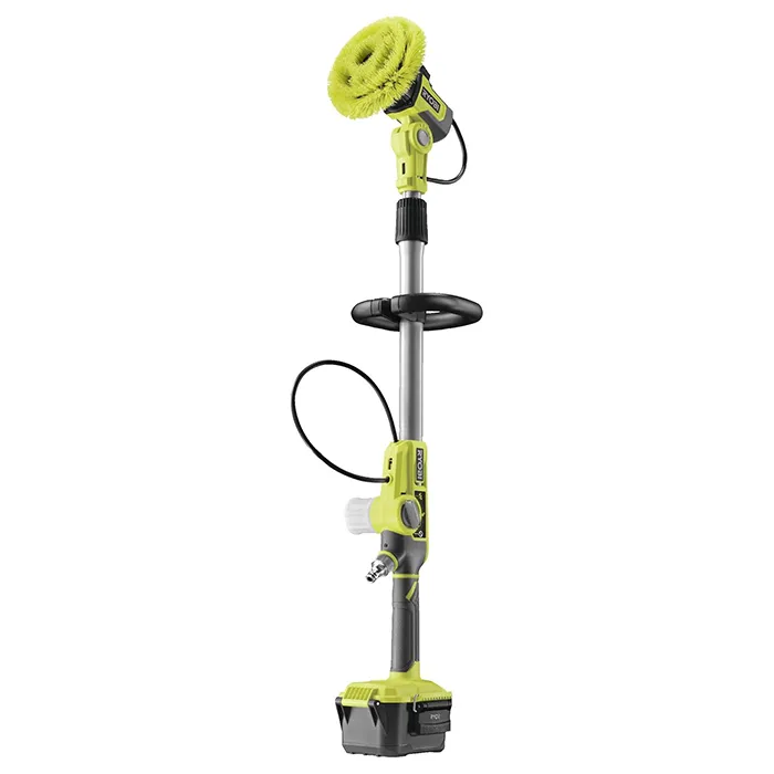 Cordless Water Fed Telescopic Scrubber, 18V, Head 15 CM, Length 1~1.4m, 3.8kg Cordless Telescopic Scrubber Ryobi RWTS18-0