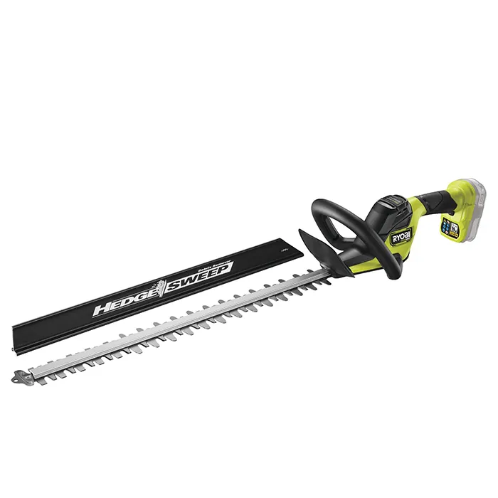 Cordless Brushless Hedge Trimmer, 18V, Blade Length 60cm, Cutting Capacity 26mm, 2.9kg Cordless Brushless Hedge Trimmer Ryobi RY18HTX60A-0