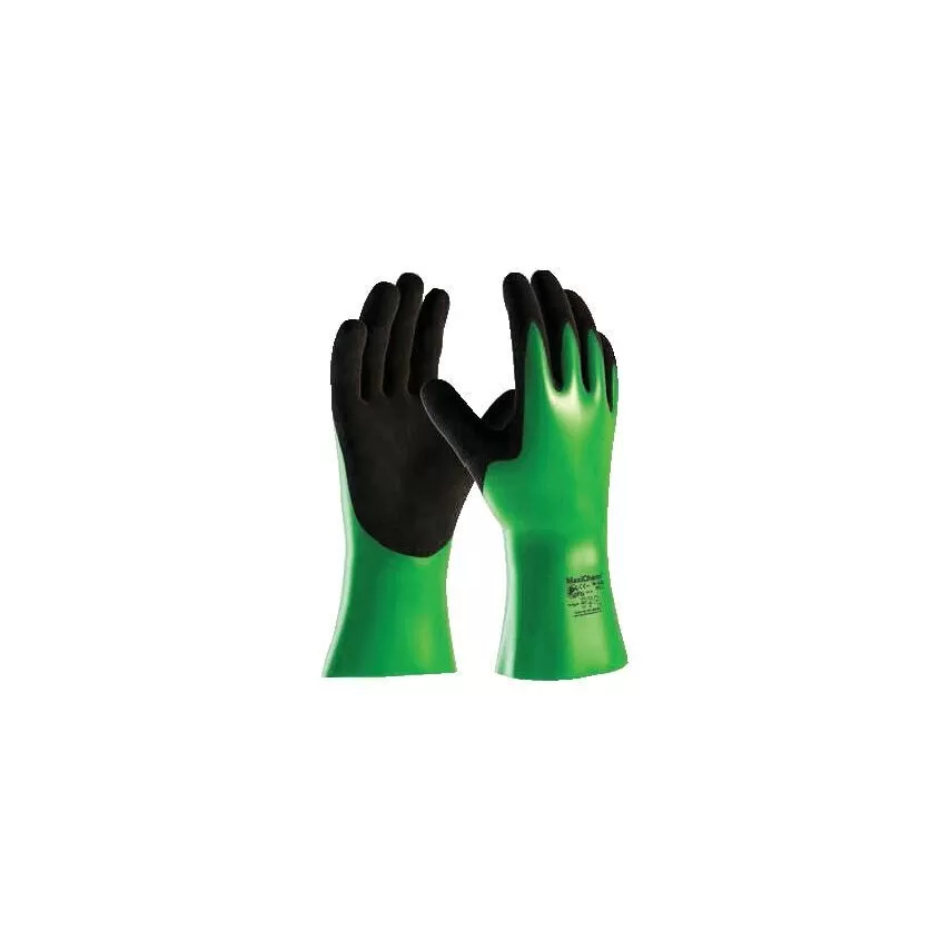 Chemical Gloves Ultra light weight synthetic nitrile coated, Length 35 cm, Size XXL Chemical Gloves  Atg 56-635- S11