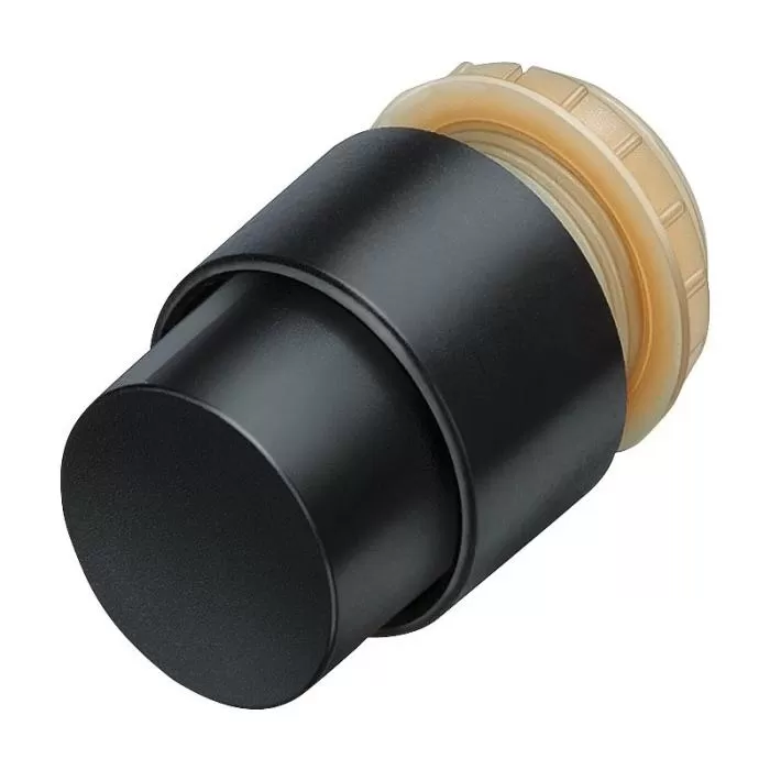 Sirius ACT Push Button Actuator 22 Mm, Black, Raised Type, 12mm Stroke CONTROL ELEMENT Siemens 3SB3000-0EA11