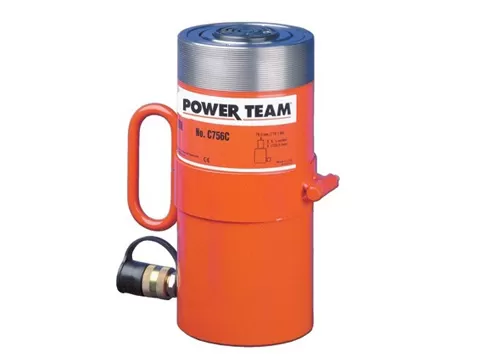 Hydraulic Cylinder, Steel, Stroke 6.250 Inch, Capacity 25 ton Hydraulic Cylinder SPX Power Team C256C