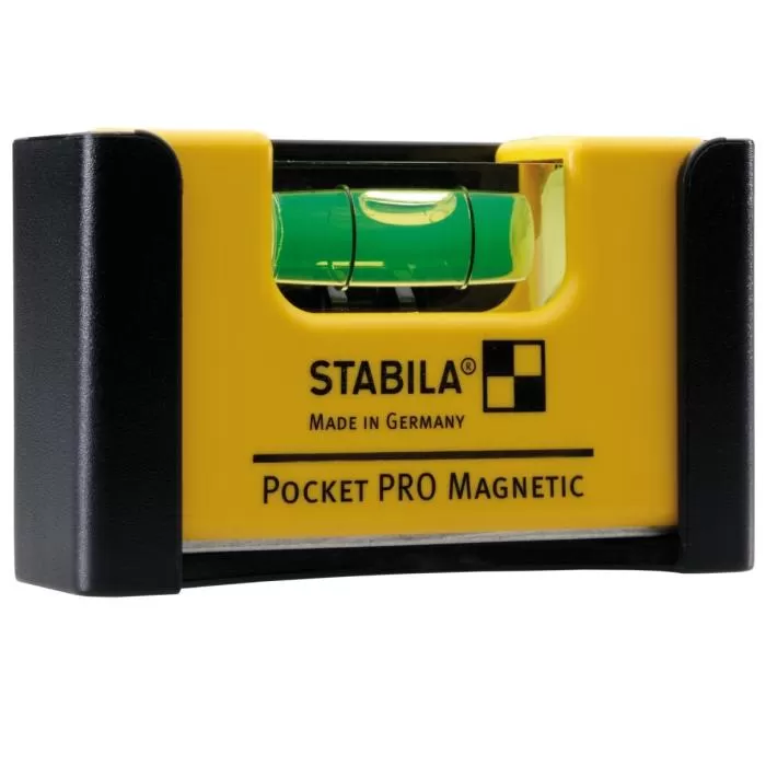 Pocket PRO Magnetic Spirit Level, 7 cm, With belt clip Spirit Level Stabila 17953