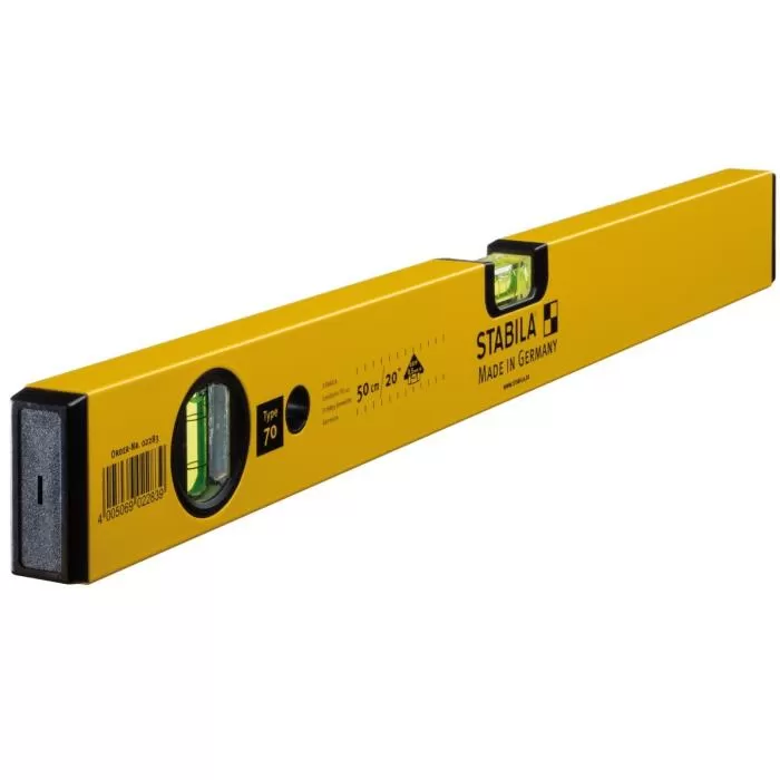 Type 70 Spirit Level, 50 cm Spirit Level Stabila 2283