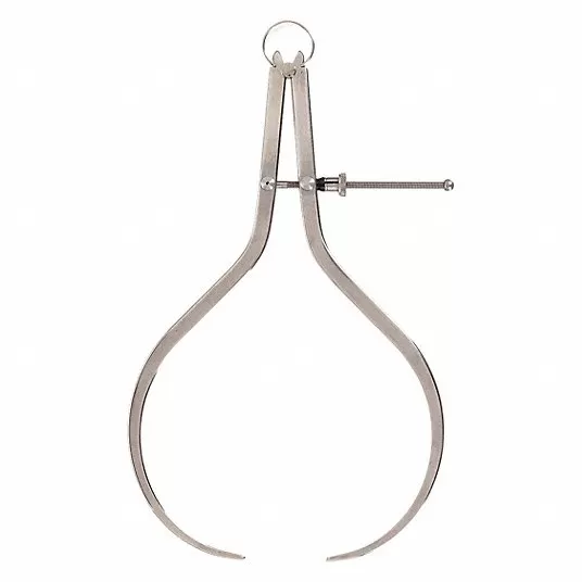 Outside Spring Caliper, Maximum Measurement 300 mm, 12 inch Caliper Starrett 79B-12