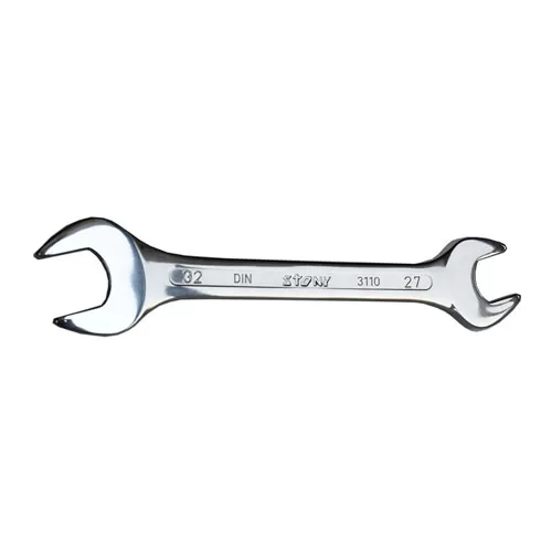 DOUBLE OPEN END SPANNER MIRROR FINISH, 27x32 mm SPANNER Stony 8176660