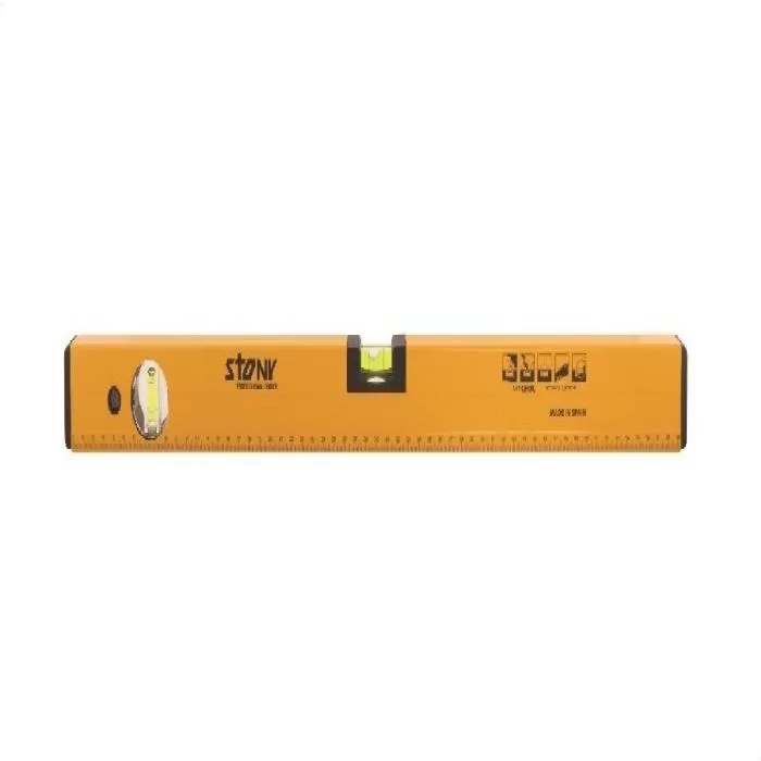 Premium Aluminium Spirit Level Non Magnetic 120 cm,Made In Spain Spirit Level Stony 11723417