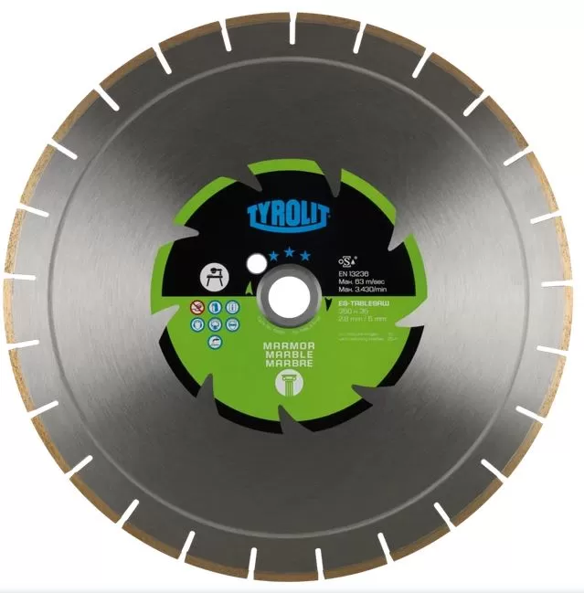 Diamond Blade For Marble, 180 X 3 X 22,23mm Diamond Blade Tyrolit 315966