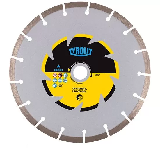 DIAMOND DISC DRY CUTTING SEG.TYP, 125X2X22,23mm DIAMOND DISC Tyrolit 467387